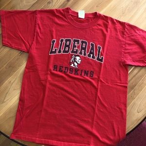 Vintage Liberal Redskins tee shirt, Liberal, Kansas